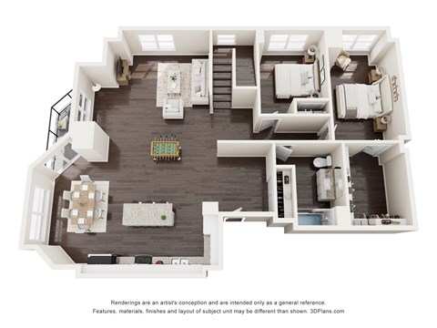 Floor plan for 4 beds, 3 baths, 3335 sqft